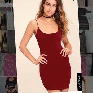 NWT wine colored bodycon dress